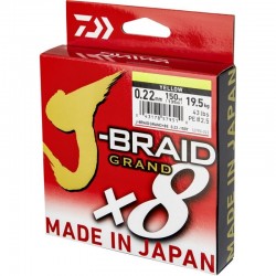 Daiwa J-braid Grand X8 Yellow 135m