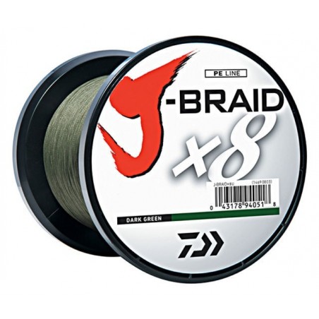 Daiwa J-braid X8 Dark Green 1500m