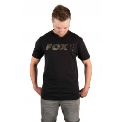 Fox Black/camo Chest Print T-shirt