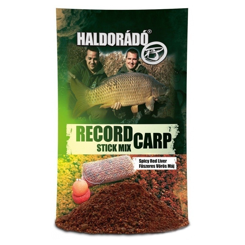 HALDORADO- RECORD CARP STICK MIX-FICAT ROSU CONDIMENTAT/SPICY RED LIVER