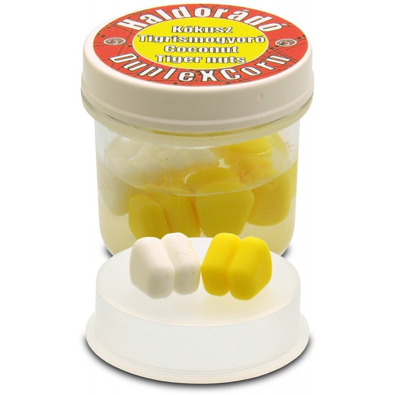 Haldorado DupleXCorn Cocos + Alune Tigrate din Cauciuc