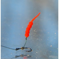 Haldorado Bloodworm Usturoi Maxi - Larve de Tantar din Guma Plutitoare