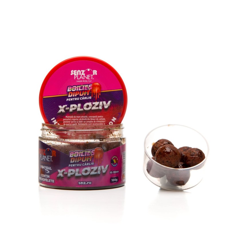 Senzor Planet Boilies Dipuit Pentru Carlig X-Ploziv 16-18mm 100g