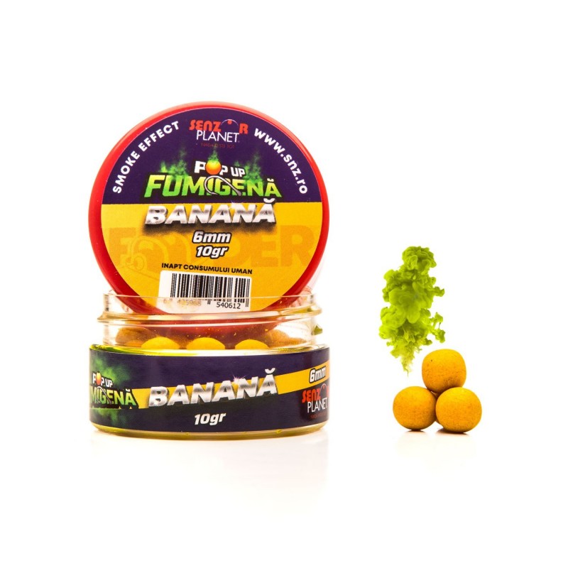 Senzor Planet Pop-up Fumigena Method Feeder Banana 6mm 10g