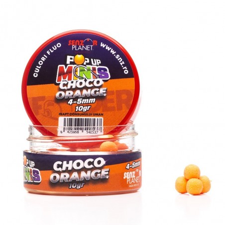 Senzor Planet Pop-up Minis Ciocolata & Portocale 4-5mm 10g