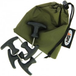 NGT Platform Bivvy Pegs Cuie Corturi