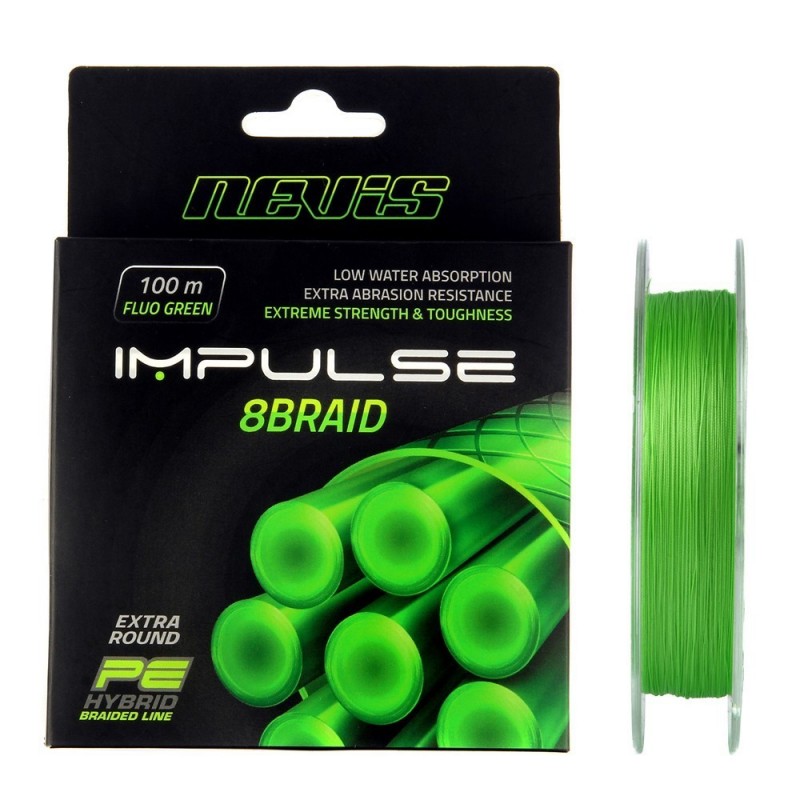 Nevis Fir Impulse 8 Braid Fluo Green