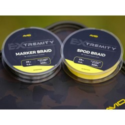 Fir Avid Carp Extremity Spod Braid High-Vis Yellow 0.25mm / 25lb