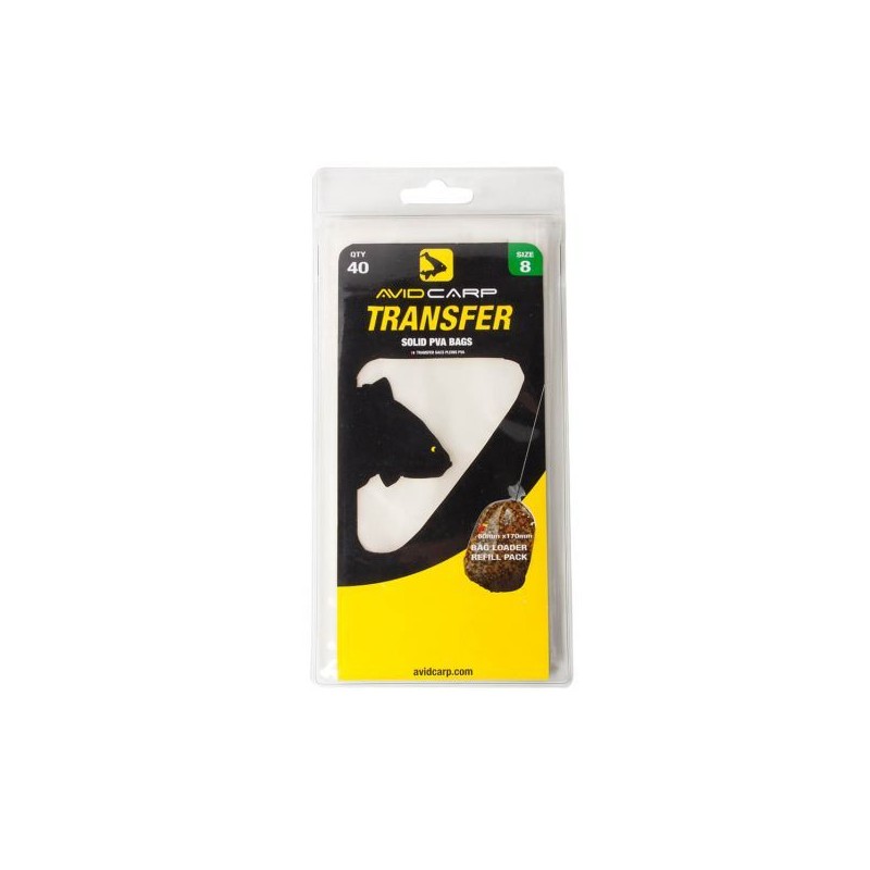 Pungi PVA Avid Carp Transfer Solid PVA Bags Nr.8