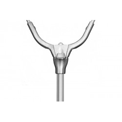 Delphin Minciog Mijloc din metal, Plasă de gumă / 2 tronsoane 70x70/250