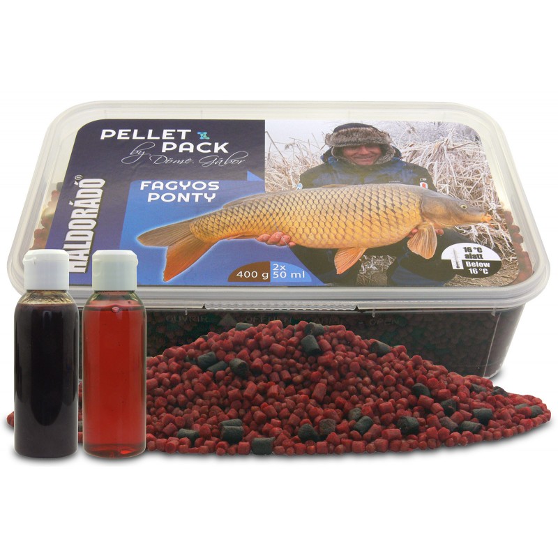 Pelete Haldorado Pellet Pack By Dome - Crap Apa Rece 0.4kg
