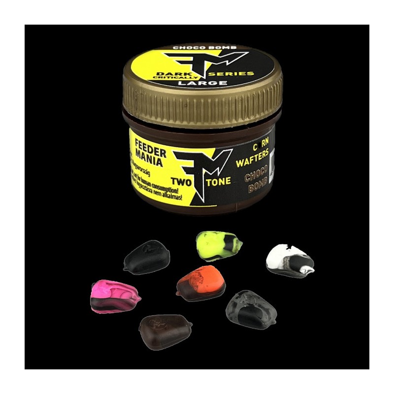 Naluci FeederMania Corn Wafters Two Tone Dark Series L Choco Bomb