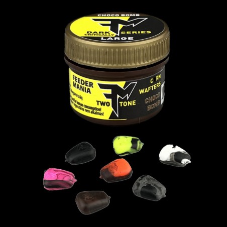 Naluci FeederMania Corn Wafters Two Tone Dark Series L Choco Bomb