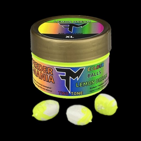 Naluci FeederMania Colour Balls Two Tone Lemon Dream XL