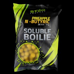 Boilies Steg Product Soluble Boilie 20mm Pineapple - N-Butyric