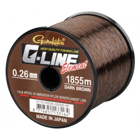 G-line Element Fir Monofilament  Dark Brown 30mm