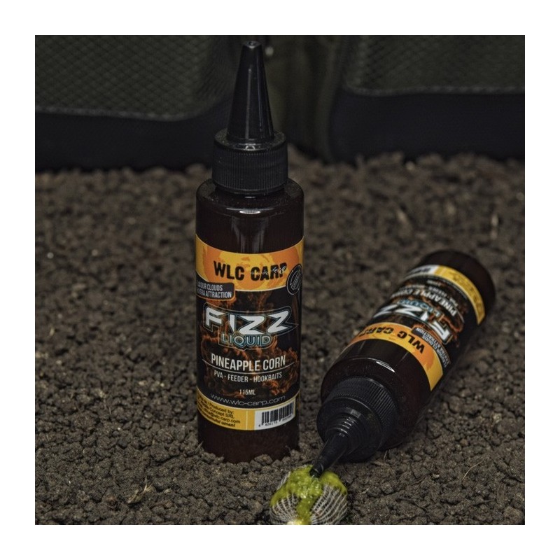 WLC Carp Atractant Lichid Ananas & Porumb Dulce Fizz Fluo 115ml