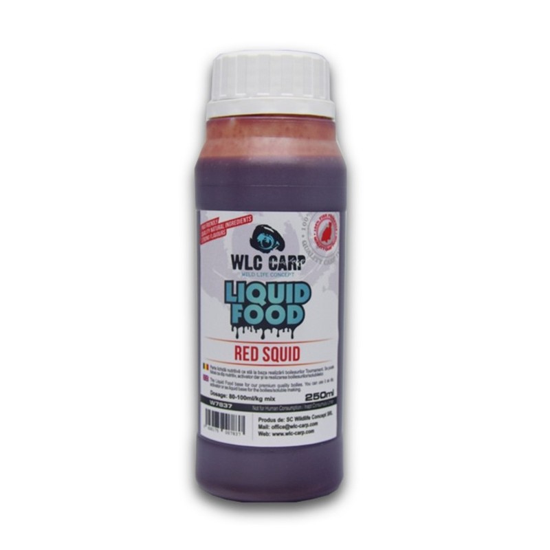 WLC Carp Aditiv Lichid Red Squid Liquid Food 250ml
