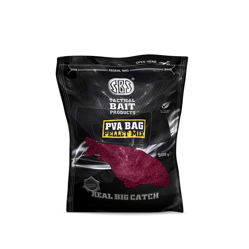 SBS Pva Bag Pellet Mix 500g - Fluro Natural