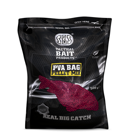 SBS Pva Bag Pellet Mix 500g - Fluro Natural