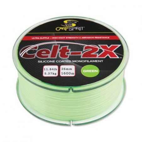 Carp Spirit Fir monofilament Celt-2X Fluo Green 0.35mm/10.65kg/1000m