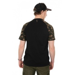 Fox Tricou Camo Raglan T- Shirt Black/Camo
