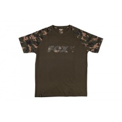 Fox Tricou Camo/Khaki Chest Print T-Shirt