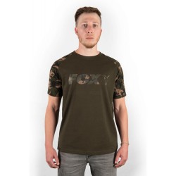 Fox Tricou Camo/Khaki Chest Print T-Shirt
