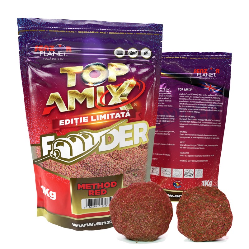 Senzor Planet Pastura Top Amix Method Red Editie Limitata 1kg