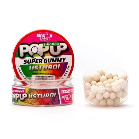 Pop-up Super Gummy Senzor Planet Pop-up Usturoi 6-8-10mm 30g