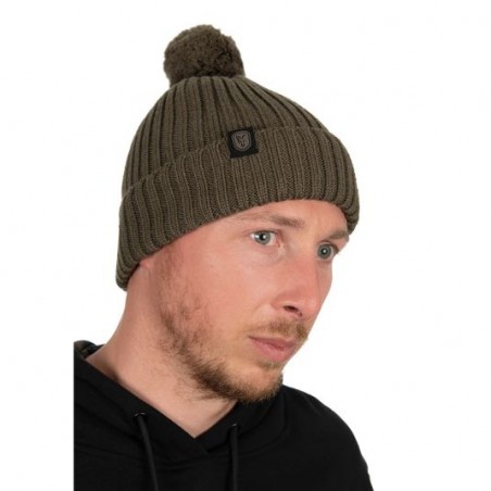 Caciula Fox Merino Bobble Hat Olive