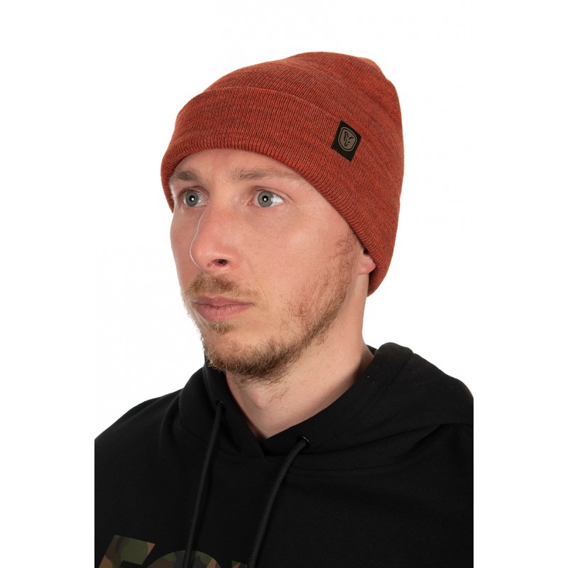 Caciula Fox Beanie Hat Burnt Orange
