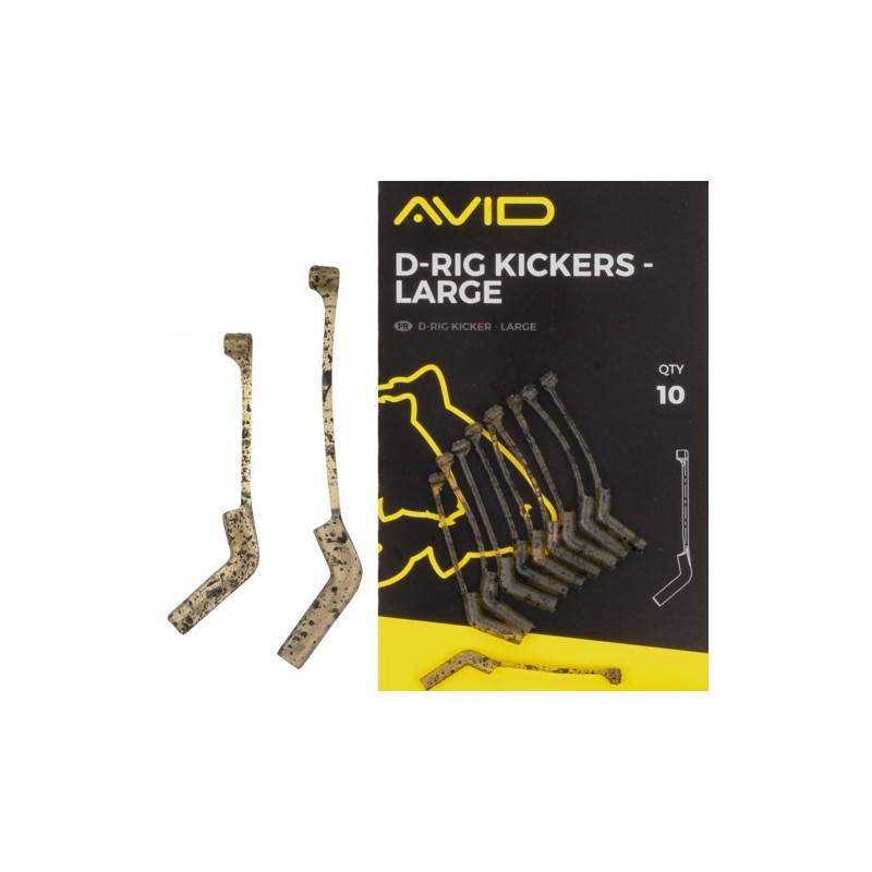 Rig Aligner Avid Carp D-rig Kickers, 10buc/plic