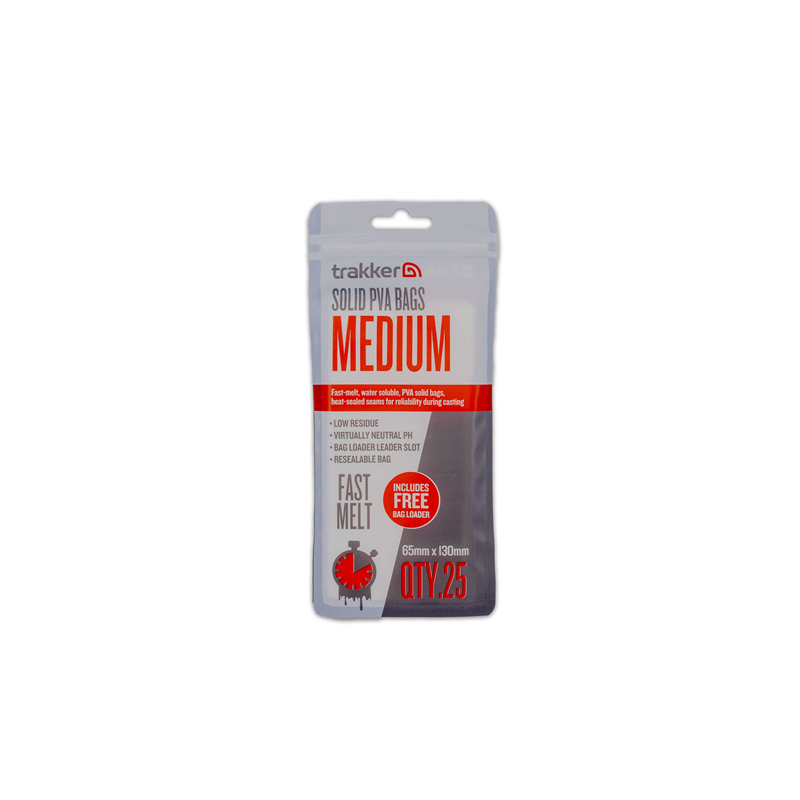 Pungi Solubile Trakker Solid Pva Bags Medium