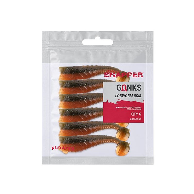 Shad Korum Snapper Floatex Gonks 6cm, Culoare Lobworm