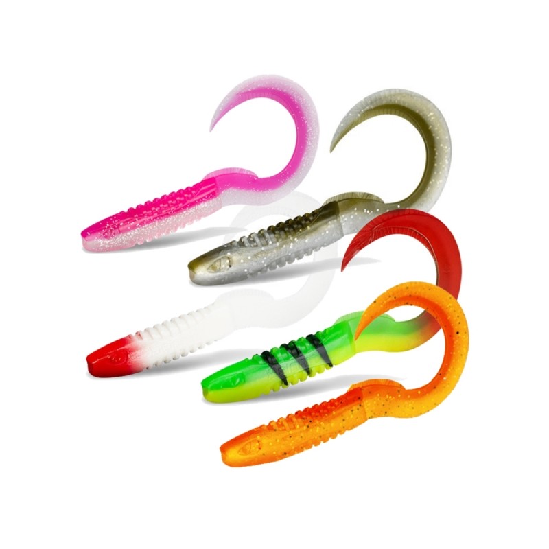 Twister Soft Delphin Twistax Eeltail Uvs 6cm MIX