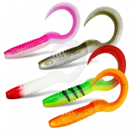 Twister Soft Delphin Twistax Eeltail Uvs 6cm MIX