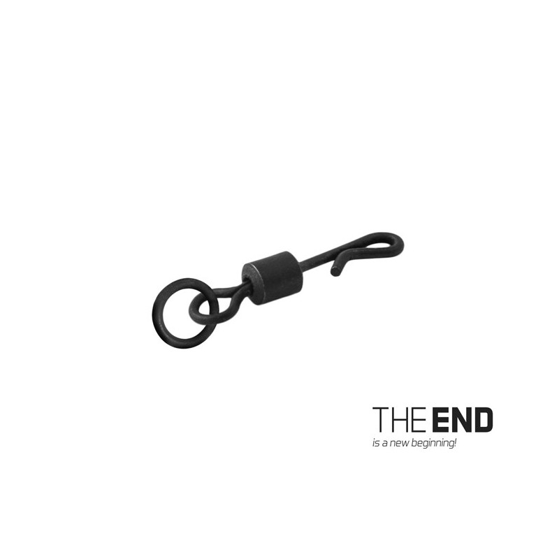 Vartej Cu Agrafa Rapida Si Anou Delphin The End Quick Change Swivel With Ring, 10buc/plic