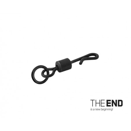 Vartej Cu Agrafa Rapida Si Anou Delphin The End Quick Change Swivel With Ring, 10buc/plic