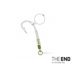 Vartej Cu Agrafa Rapida Si Anou Delphin The End Quick Change Swivel With Ring, 10buc/plic