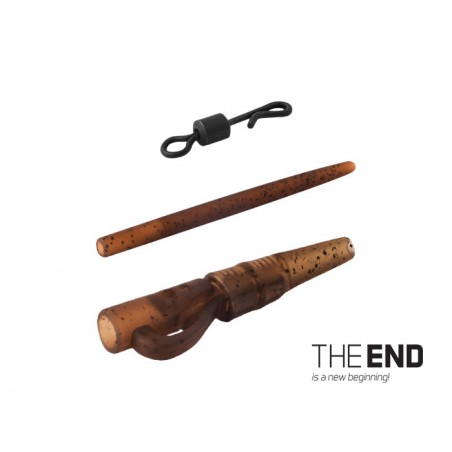 Kit Montura Plumb Pierdut Delphin The End, Lead Clips + Tail Rubber + T Peg Pins + Quick Swivels, 5x5buc/blister