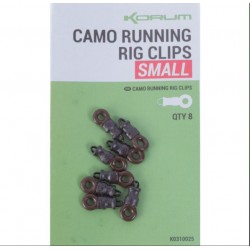 Korum Running Rig Clips Camo