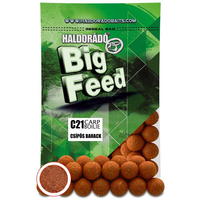 Boilies Haldorado Big Feed - C21 700g  Piersica Picanta
