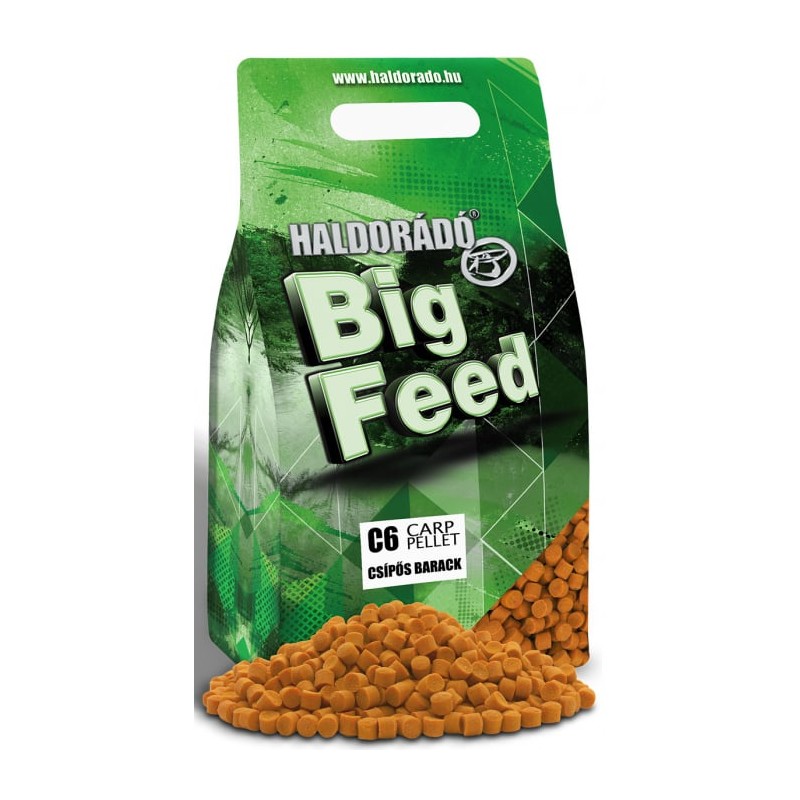 Pelete Haldorado Big Feed - C6 2Kg Piersica Picanta