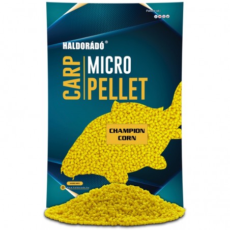 Micro Pelete Haldorado Carp 600g, 3mm - Champion Corn (Porumb)