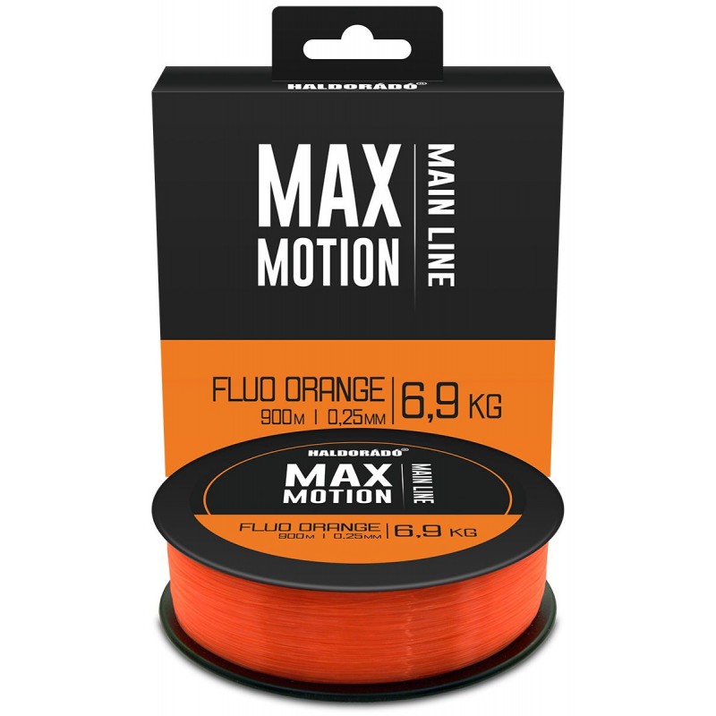 Fir Monofilament Haldorado Max Motion Fluo Orange 900m / 0,25mm / 6,9kg