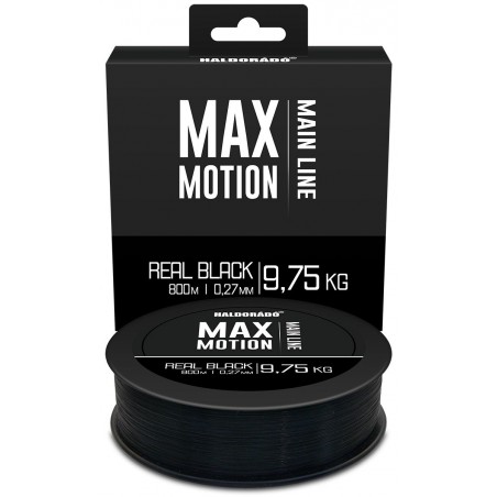 Fir Monofilament Haldorado Max Motion Real Black 800m / 0,27mm / 9,75kg