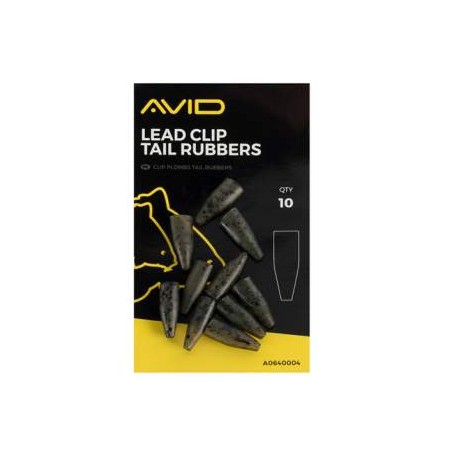 Conuri Avid Lead Clip Tail Rubbers, 10buc/plic