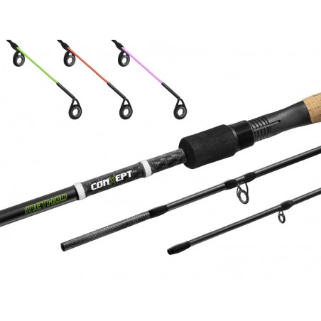 Lanseta Delphin Method CONXEPT + 3 vărfuri 390cm/60g