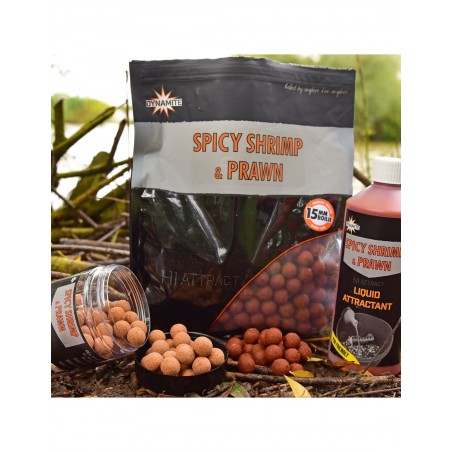Boilies Dynamite Baits Spicy Shrimp And Prawn 1kg 15mm